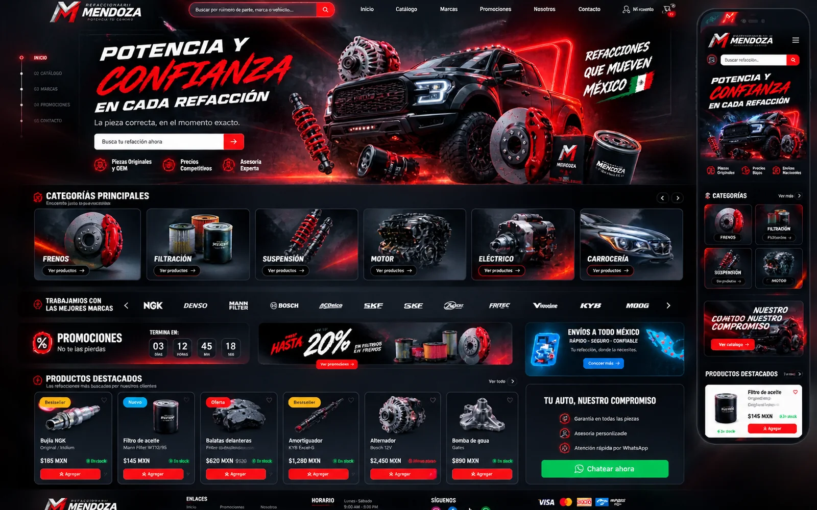 Preview de Refaccionaria Mendoza